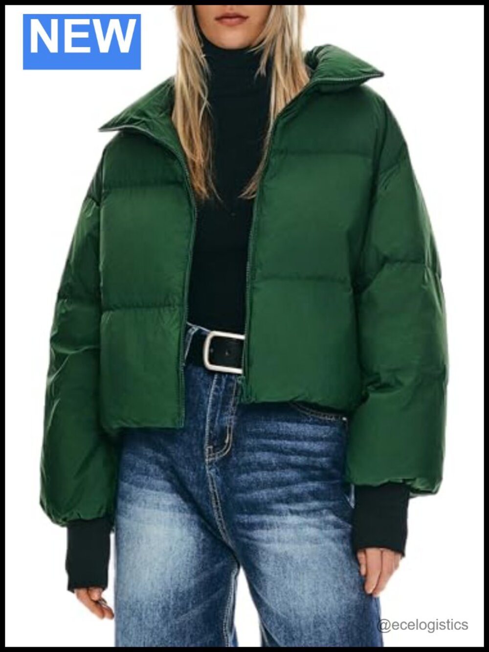 Orolay Puff-O Women's Winter Oversized Cropped Down Puffer Jacket